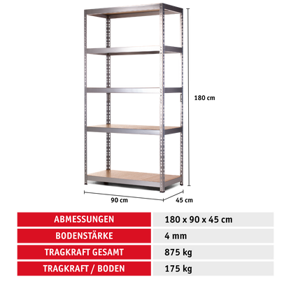 Schwerlastregal 875 kg