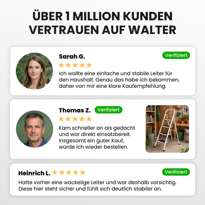 4-Stufen Leitertritt, klappbar