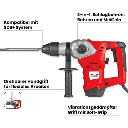 1500 W drill and chisel hammer