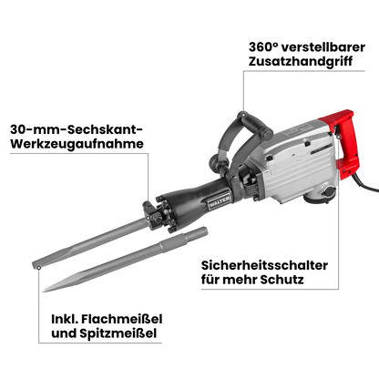 Stemm- und Abbruchhammer 1700 W