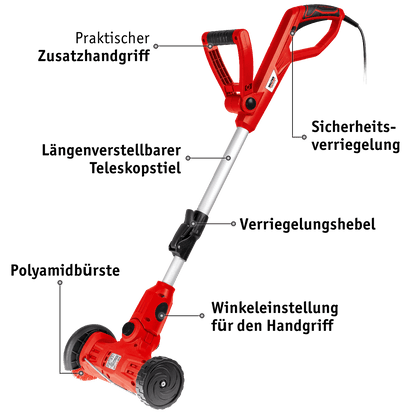 WALTER 3-in-1 Multitrimmer-Bürste 450 W