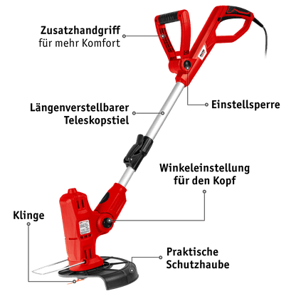 WALTER 3-in-1 Multitrimmer-Bürste 450 W