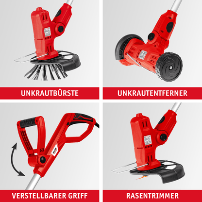 WALTER 3-in-1 Multitrimmer-Bürste 450 W