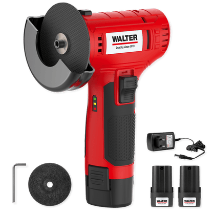 WALTER 12V Winkelschleifer mit 2 Akkus