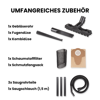 Nass-/Trockensauger und Bläser 1200 W