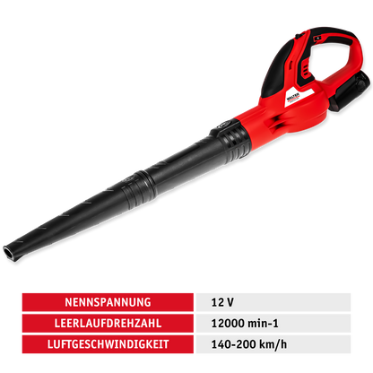 Walter Li-Ion cordless leaf blower 12 V