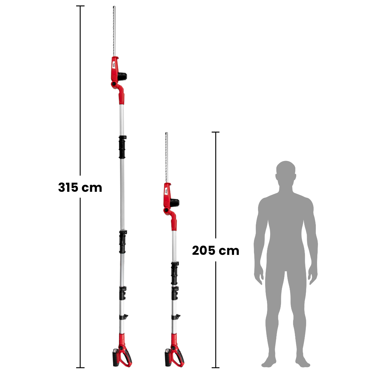 XXL 20V Li-ion Cordless Hedge Trimmer
