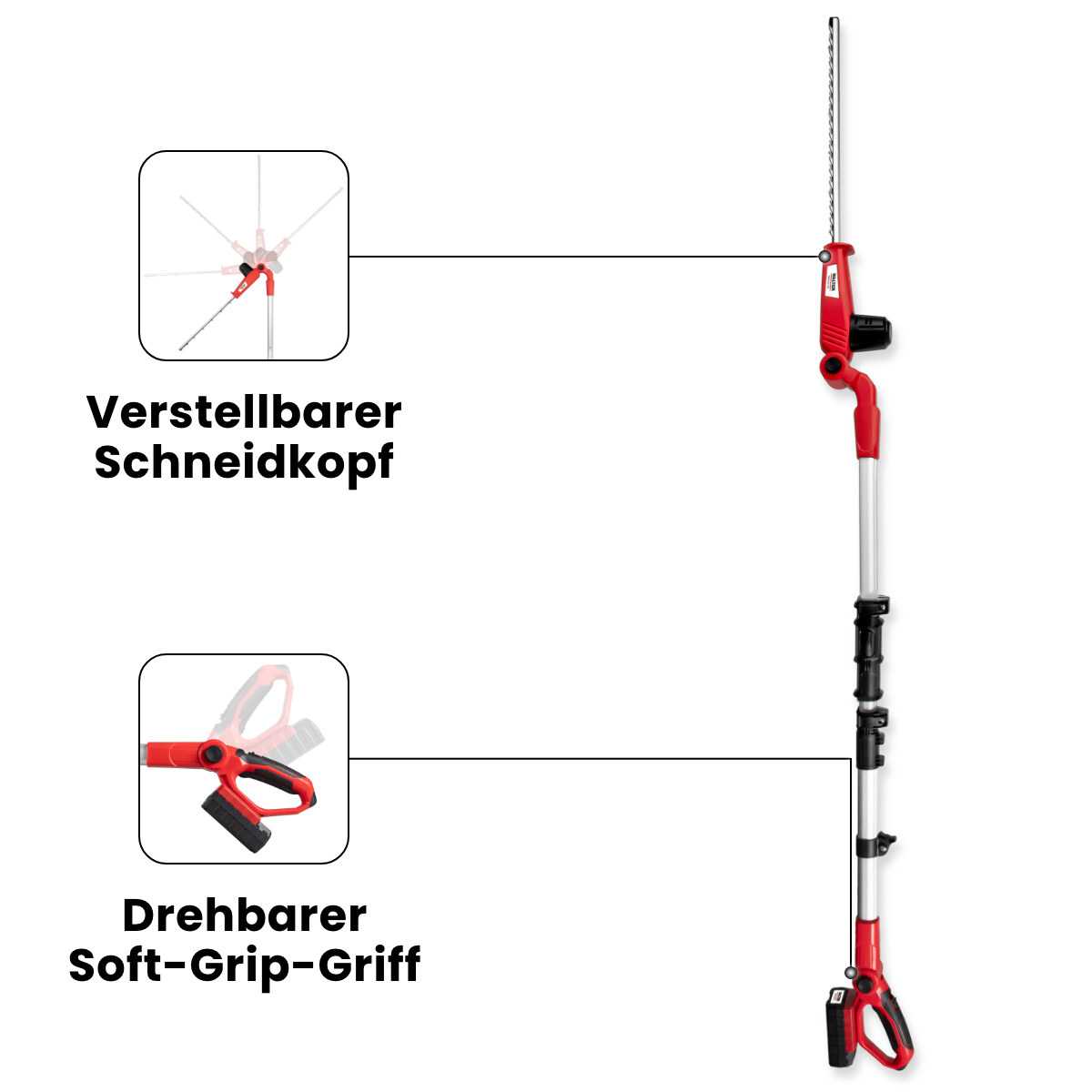 XXL 20V Li-ion Cordless Hedge Trimmer