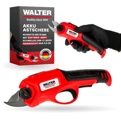 Li-Ion battery-powered pruning shears 4V