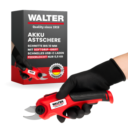 Li-Ion battery-powered pruning shears 4V