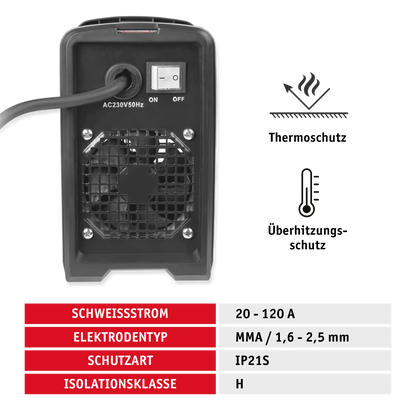 Portable inverter welder 120 A