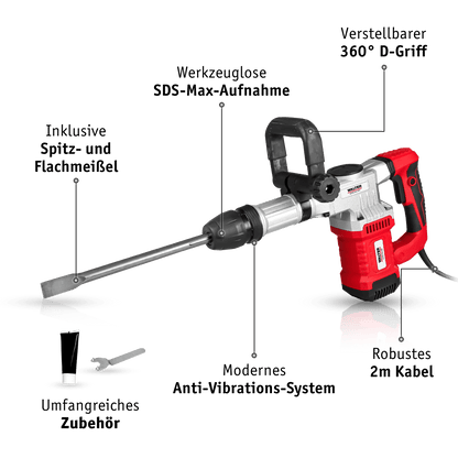 WALTER SDS-Stemm- und Abbruchhammer