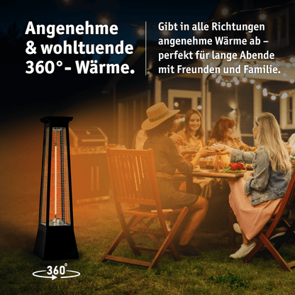 WALTER Infrarot-Standheizstrahler Terrasse