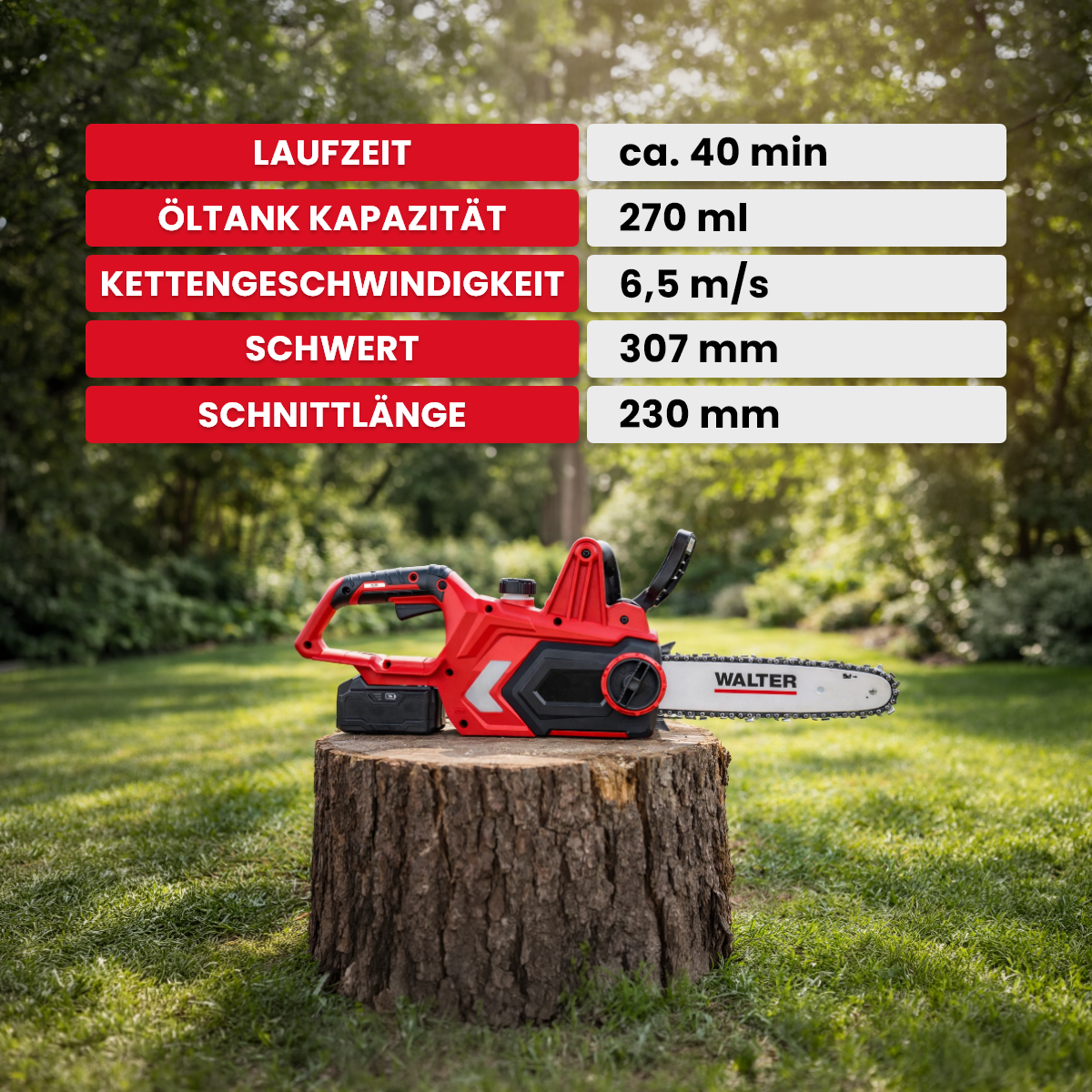 Akku Kettensäge 20 V