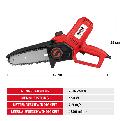 Elektro-Kettensäge 650 W