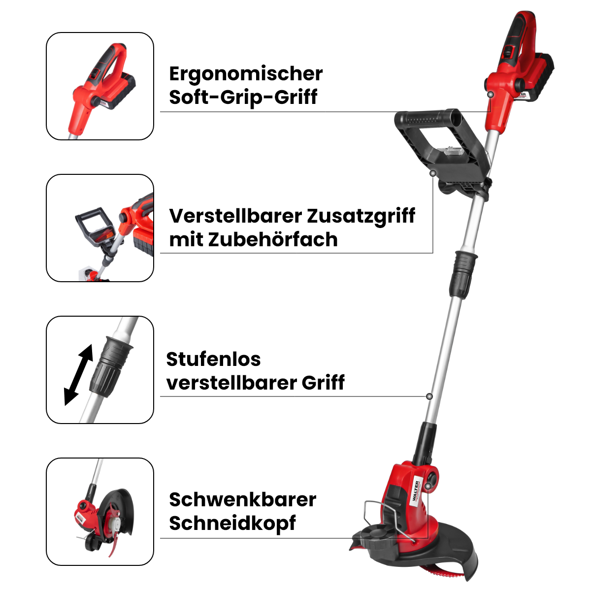 3-in-1 Rasentrimmer 20 V