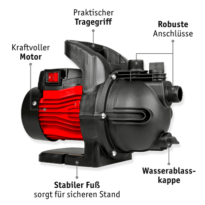 WALTER Gartenpumpe 600 W