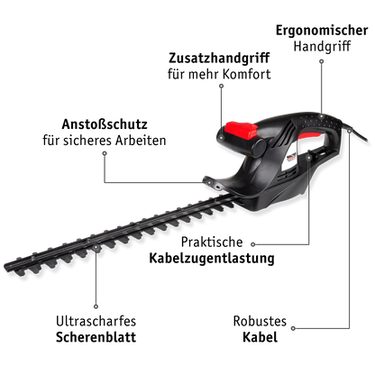 Electric hedge trimmer 450 W