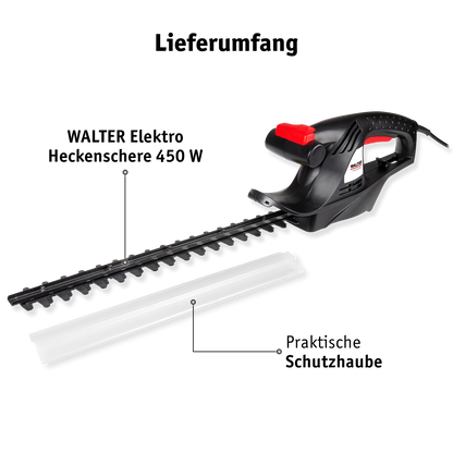 Electric hedge trimmer 450 W