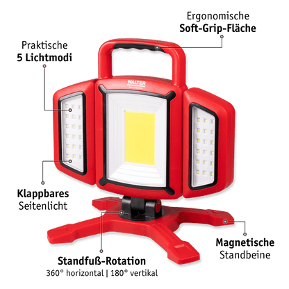 WALTER Multidirektionale Arbeitsleuchte 30 W