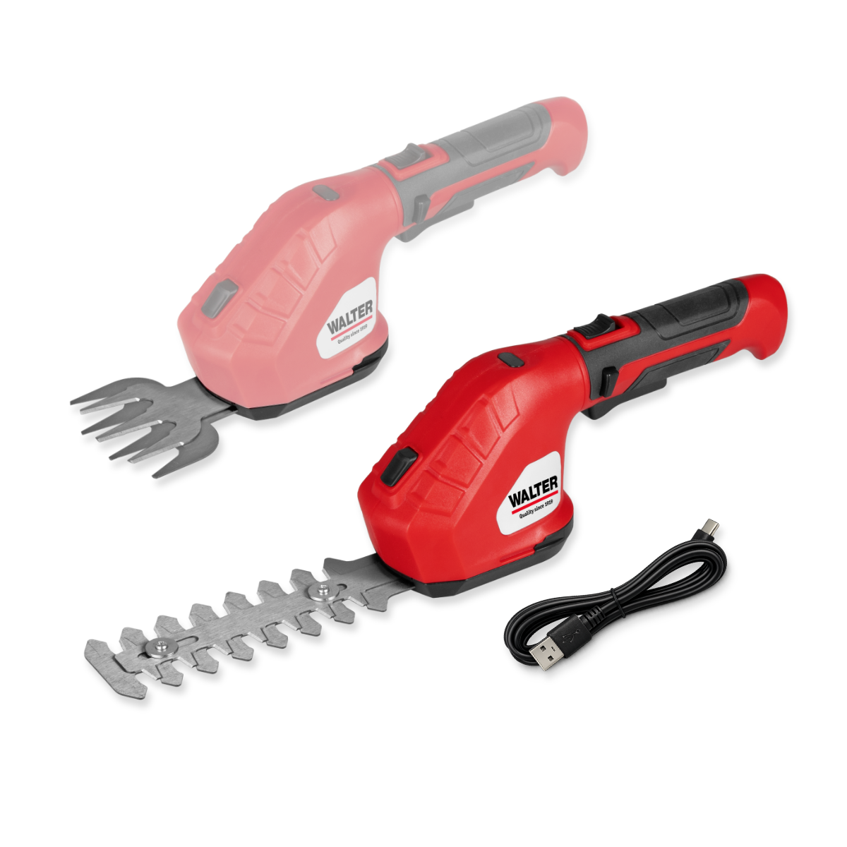 Akku-Gras- und Heckenschere