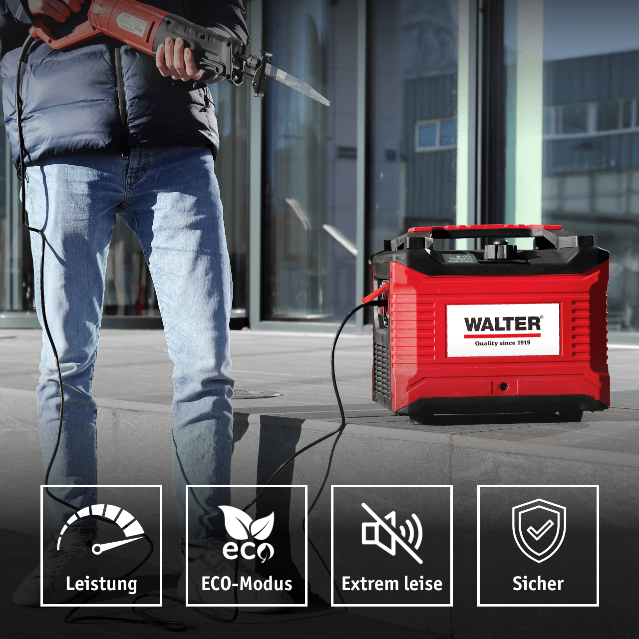 WALTER Inverter Stromerzeuger 1000 W