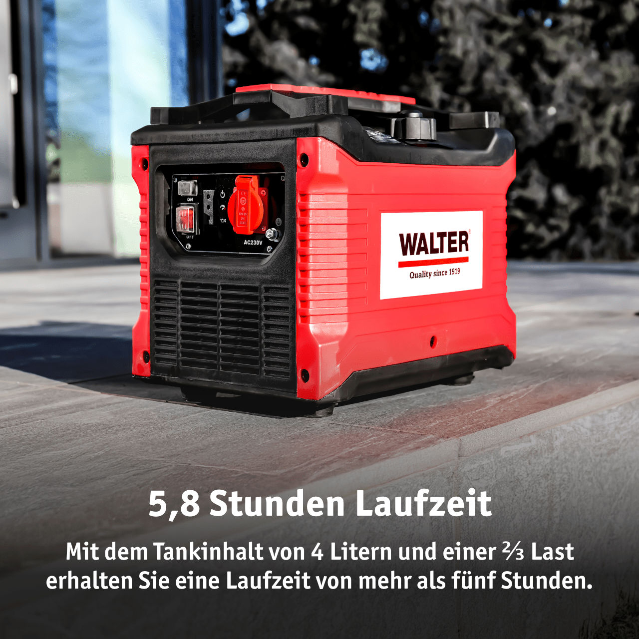 WALTER Inverter Stromerzeuger 1000 W