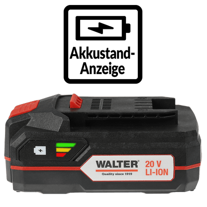WALTER Akku 20 V 2000 mAh
