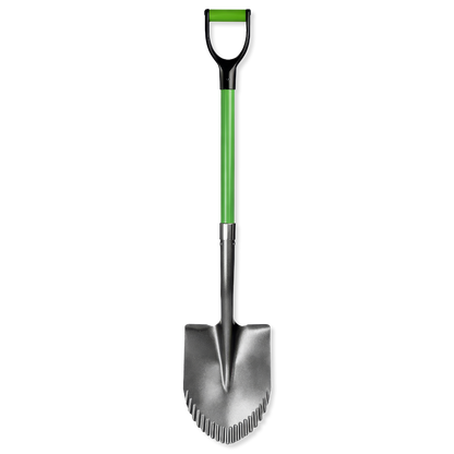 Combination spade made of carbon steel