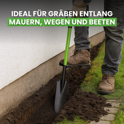 Drainagespaten mit Glasfaserstiel