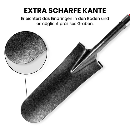 Drainagespaten mit Glasfaserstiel