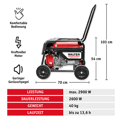 WALTER Stromerzeuger 2 600 W