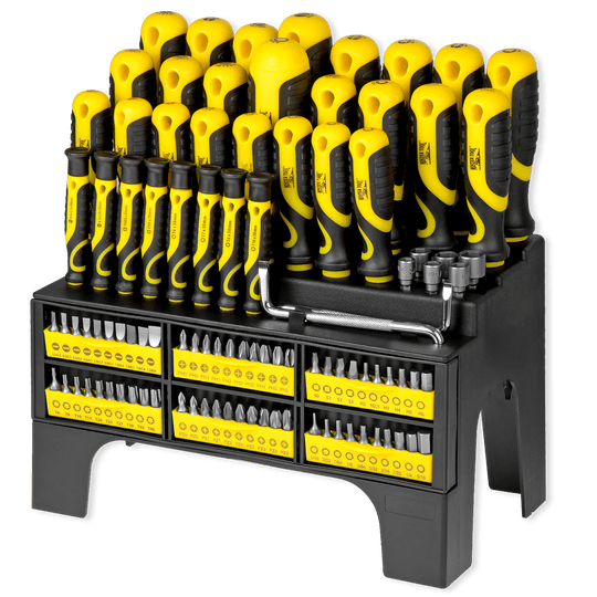 MISTER TOOL XXL-Schraubendreher- und Bitset 100-tlg.