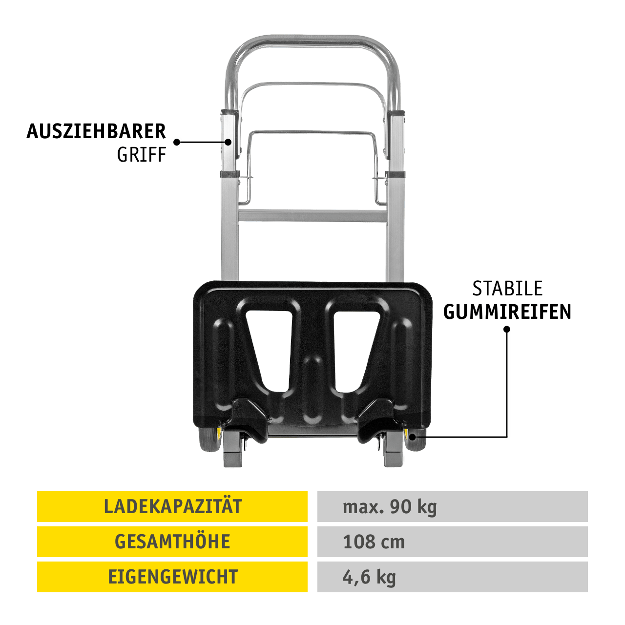 MISTER TOOL Alu-Sackkarre
