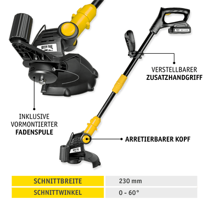 MISTER TOOL Akku-Gartengeräte-Set
