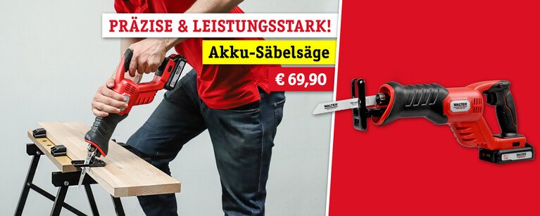  Akku-Säbelsäge 20 V