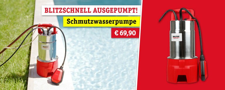 Schmutzwasserpumpe 1100 W