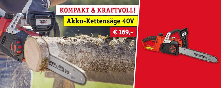 Li-Ion Akku-Kettensäge 40 V