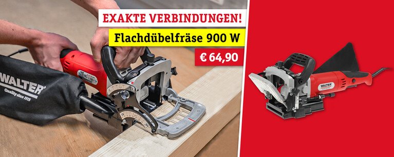 Flachdübelfräse 900 W