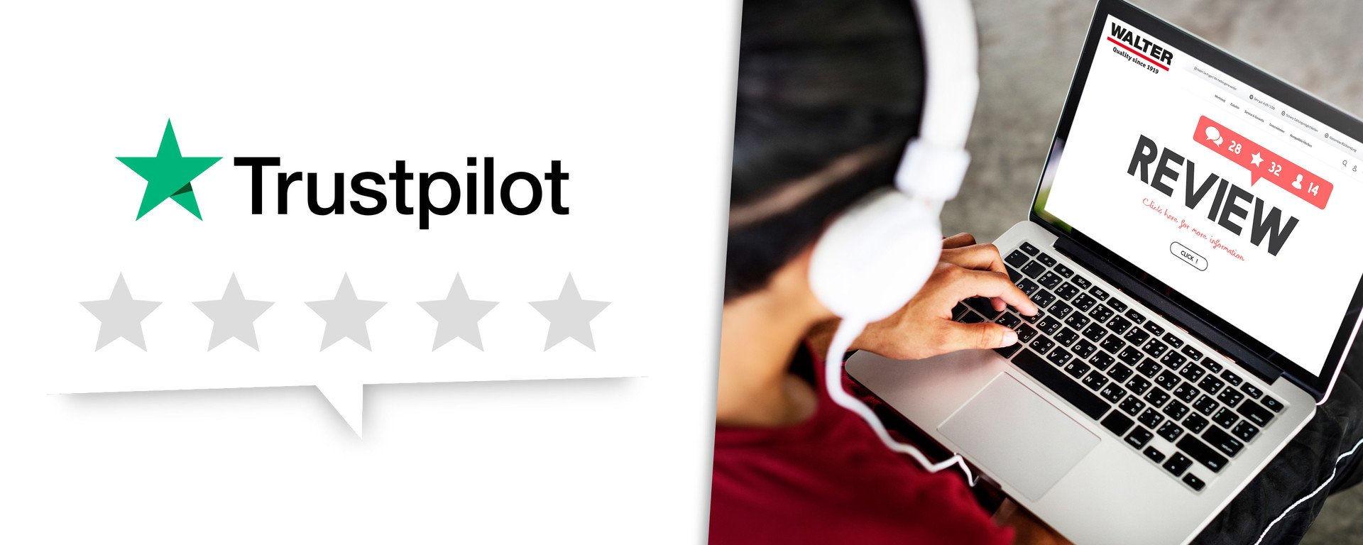 write a review trustpilot